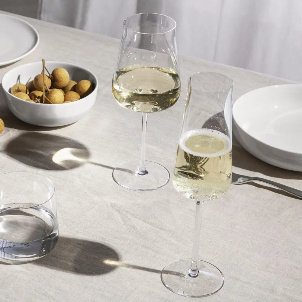 Set da 4 bicchieri di cristallo Eugenia di Naoto Fukasawa Alessi
