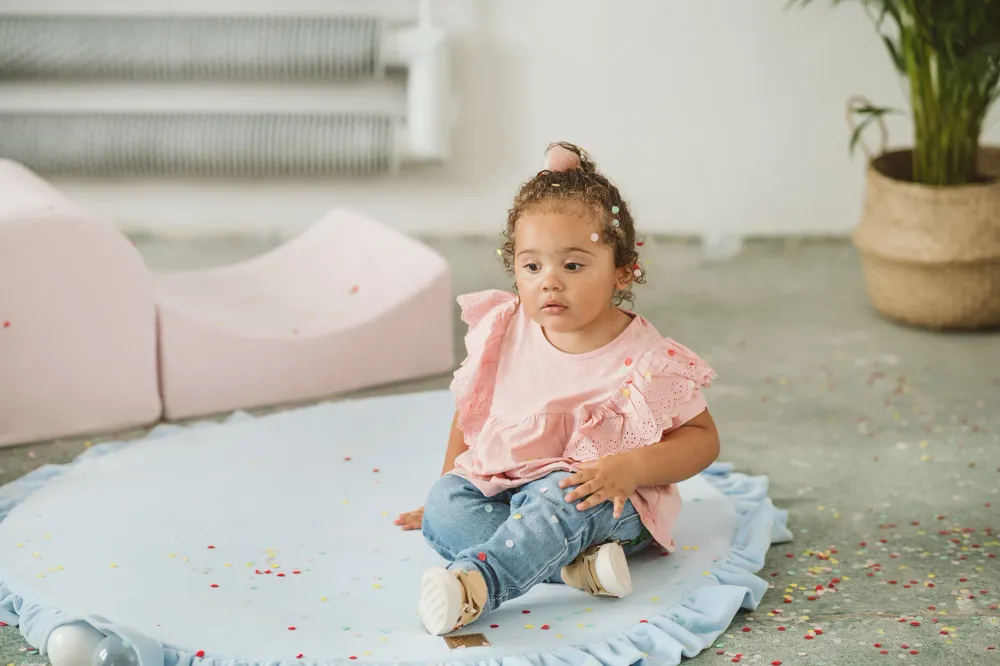 Set de juego rosa con bolas de billar perla, menta, turquesa y rosa MeowBaby