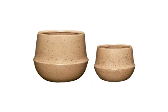 Set di 2 presine ceramica Vibe sand Hübsch - 23cm