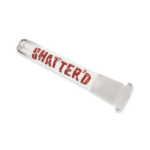Shatter'd Glassworks - 3" Vertical Slit Diffused Downstem - Closed End Dabs