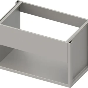Stalgast mobile sottolavello acciaio inox versione 2.0 con pannello lavabo costruzione base 800x640x660 mm BX08670F