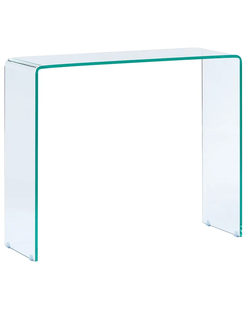 Tavolino consolle vetro trasparente 90 x 30 cm KENDALL