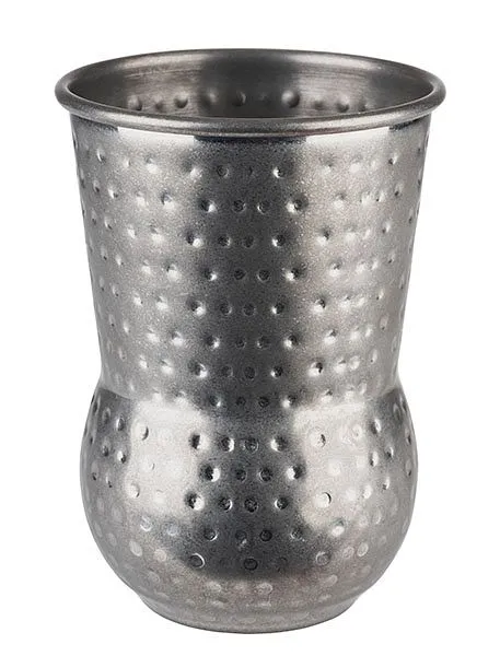 Tazza APS -JULEP MUG- Ø 8 cm altezza: 115 cm acciaio inossidabile aspetto acciaio inossidabile anticato superficie martell...