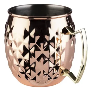 Tazza APS -MOSCOW MULE- Ø 95 cm altezza: 10 cm acciaio inossidabile aspetto rame volume: 05 litri 93332