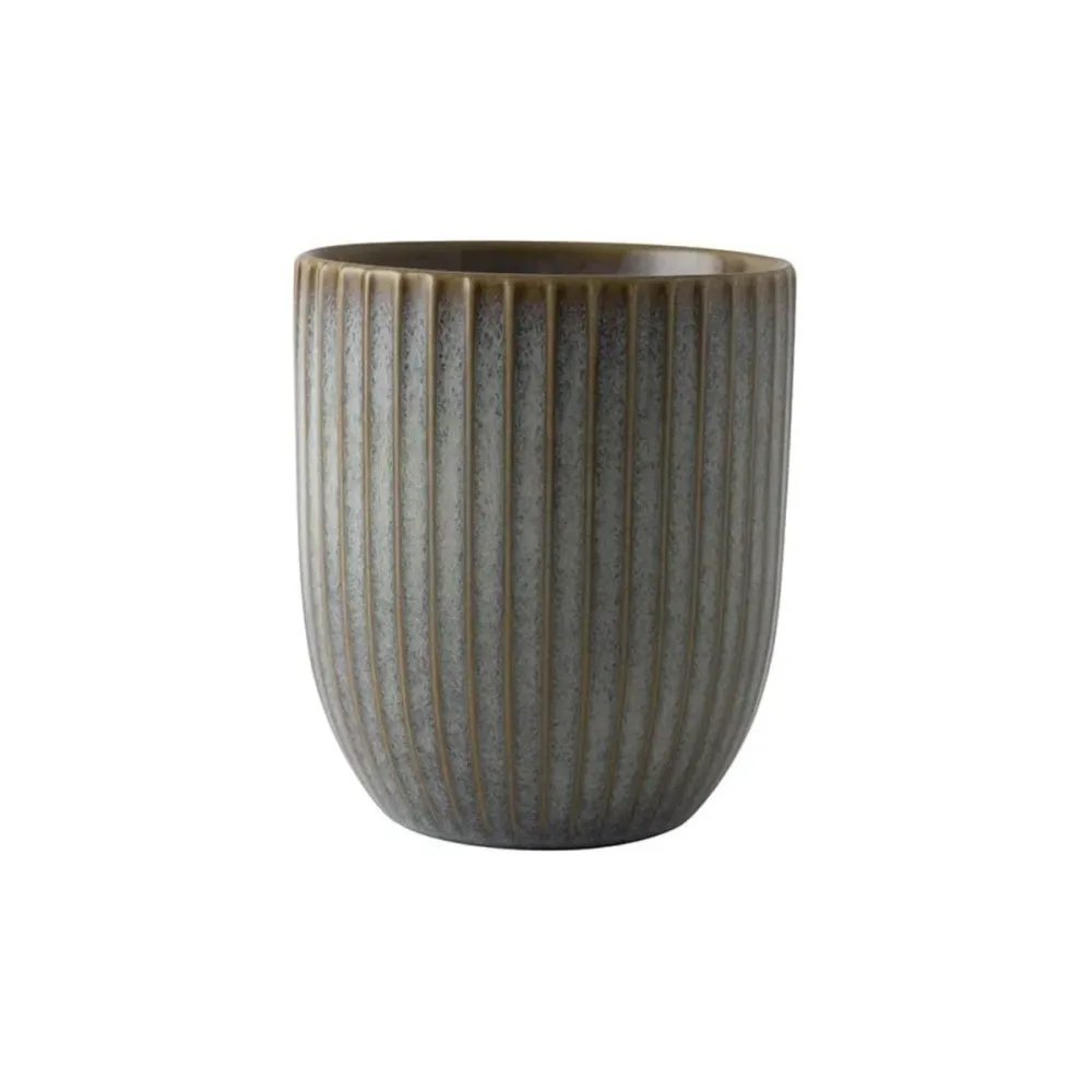 Vaso gres tipo tazza senza manico Sapphire Dutch Rose