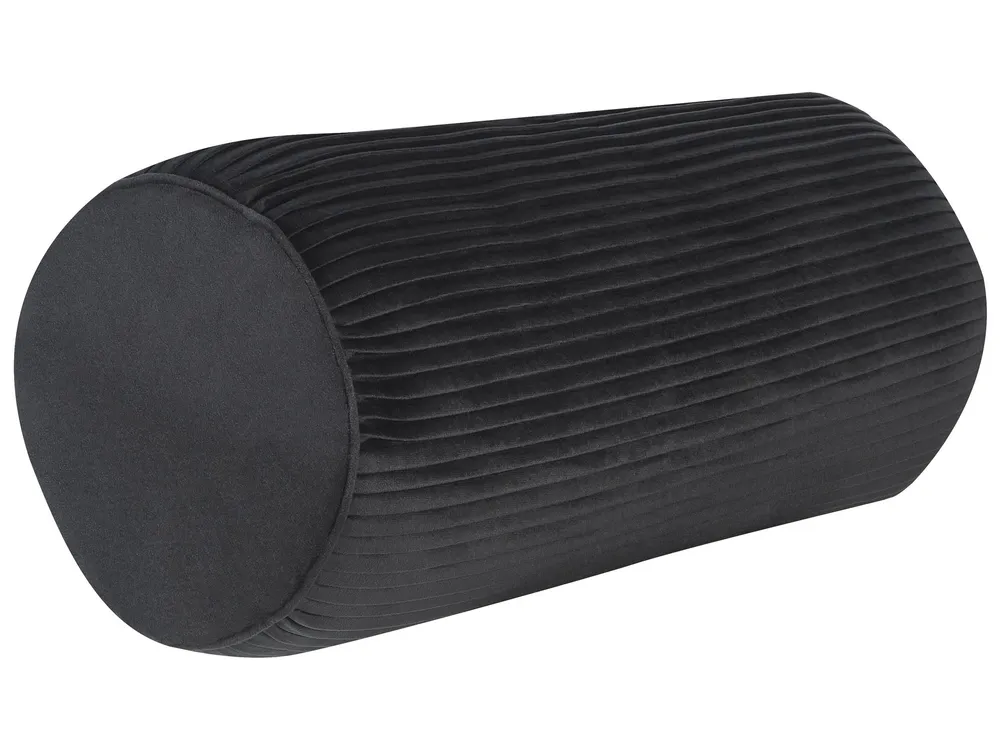 Vellutato Cushion 22 x 60 cm Black JONQUIL