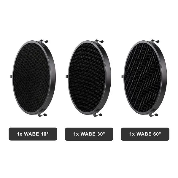 Walimex pro set nido d'ape 3 pezzi 23393