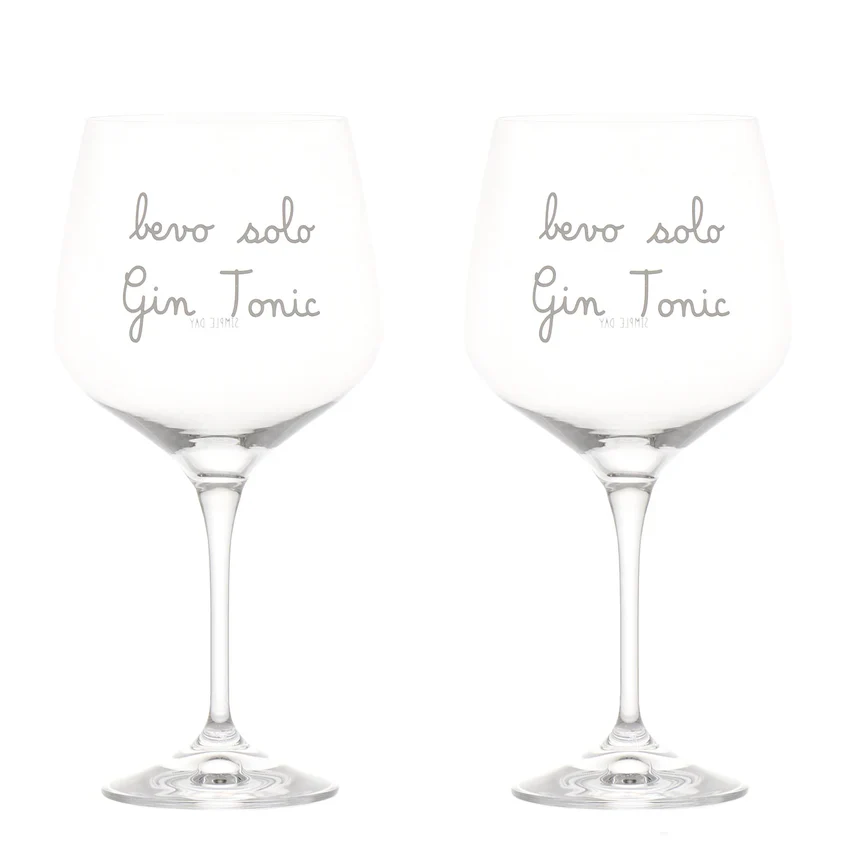 Set 2 calici cocktail Bevo solo gin tonic