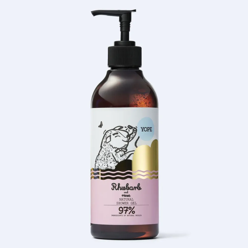 Yope Rhubarb and Rose Gel Doccia